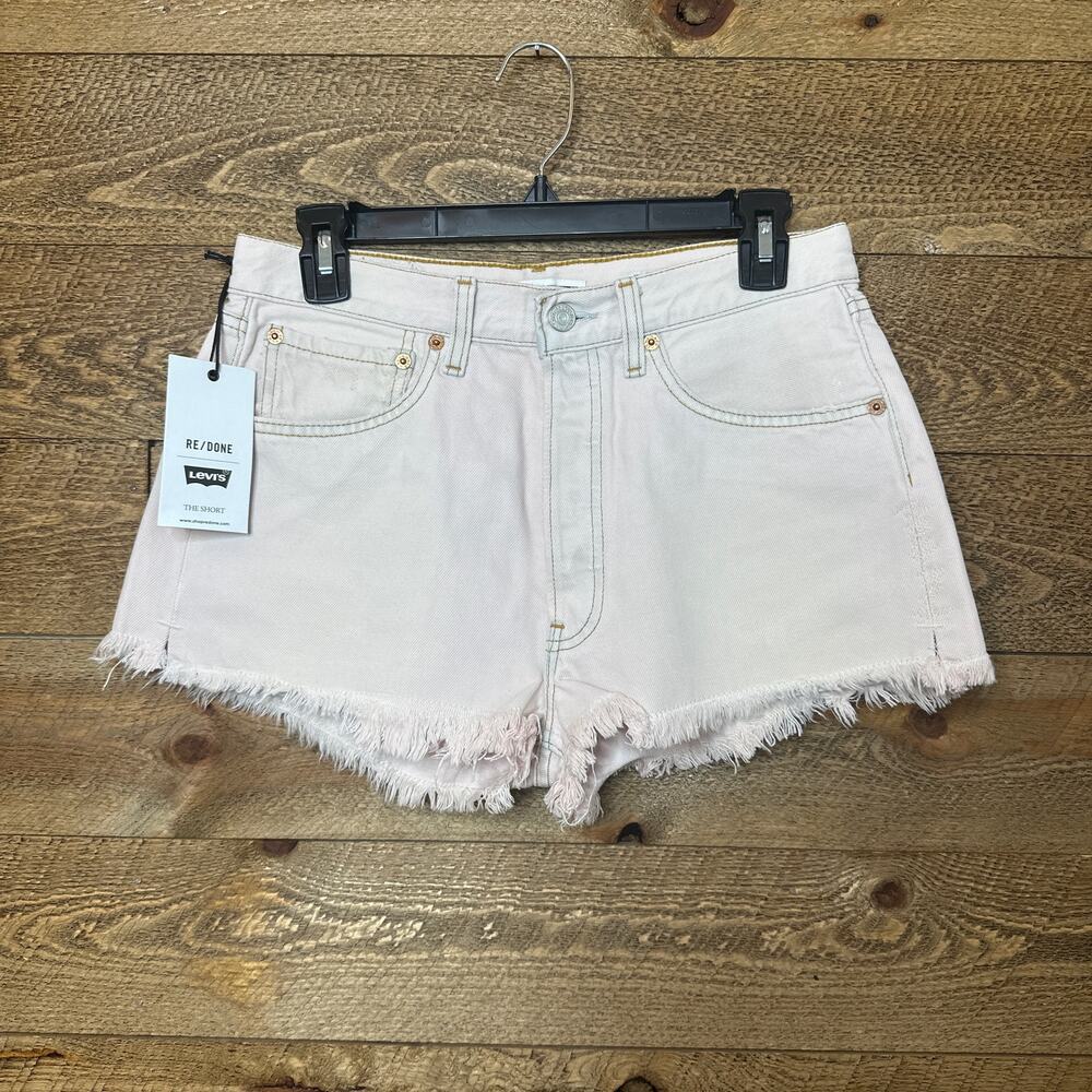 RE/DONE x Levi's Collaboration The Short in Pink Size 25 NWT